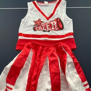 Cheerleader Costume- Red and white